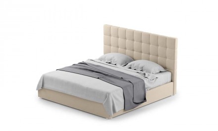 
Двуспальная кровать с мягкой оббивкой Скай
 
Современная и стильная мягкая кров. . фото 3