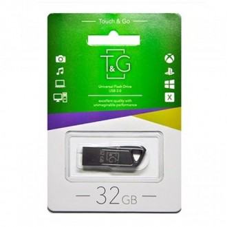 Флеш-драйв USB Flash Drive T&G 117 Metal Series 32GB (Золотой). . фото 3