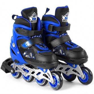*Ролики Best Rollers (Сине-черные) арт. 20045 размер S /30-33/ колёса PVC. Киев. фото 1 *Ролики Best Rollers (Сине-черные) арт. 20045 размер S /30-33/ колёса PVC. Киев. фото 1