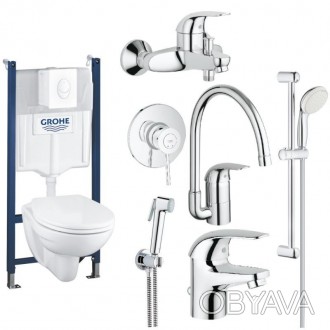 Большой набор для дома Grohe Mega Bundle 39117MB0 - это комплексное решение обус. . фото 1