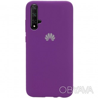 Чехол Silicone Cover Full Protective (AA) для Huawei Honor 20 / Nova 5T (Фиолето. . фото 1