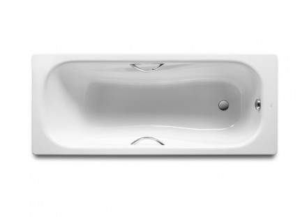 Емальована ванна c хромованими ручками в комплекті. Місткість: 180 к.. . фото 2