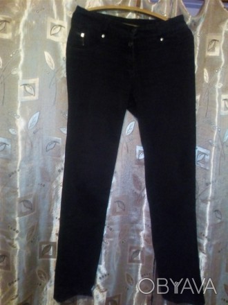 Две пары джинсов цвет черный,сиреневый.Размеры по запросу.. . фото 1