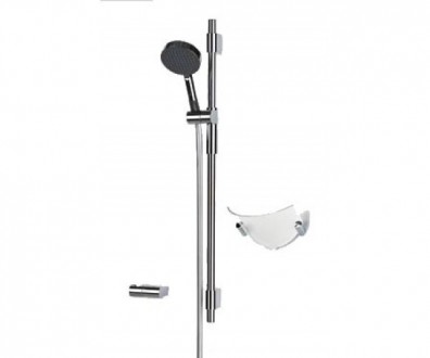 В душовий комплект входять:
- Ручний душ Ø 105 мм з нормальним режимом і режимом. . фото 2