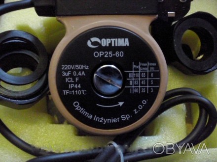 Насос Optima OP 25-60 130 мм.
Optima OP 25-60 130 мм - використовується для цирк. . фото 1