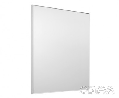 Зеркало подвесное, 500*19*700 мм, прямоугольное, МДФ, серый антрацит, без подсве. . фото 1