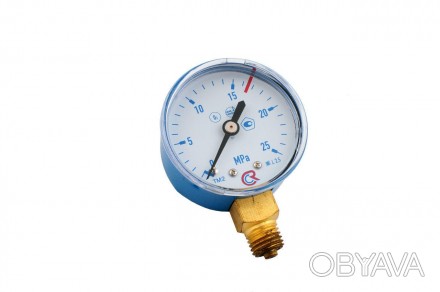 Манометр служить для вимірювання тиску в системі з киснем. Діапазон вимірювань в. . фото 1