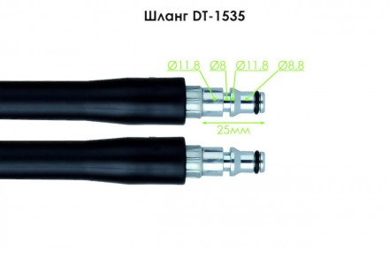 Очищувач високого тиску DT-1503 – має компактні розміри і ергономічний дизайн. М. . фото 4