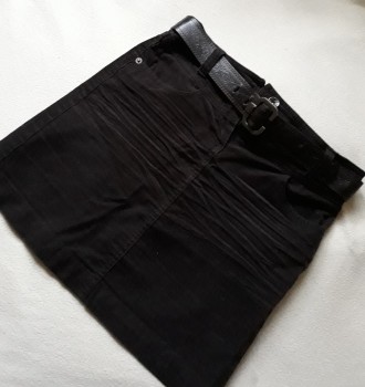 Продам стильную вельветовую юбочку темно-коричневого цвета французской марки Cam. . фото 3