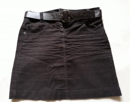 Продам стильную вельветовую юбочку темно-коричневого цвета французской марки Cam. . фото 4