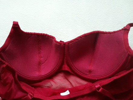 Продам шикарный кружевной топ-боди/бюстье марки Yamamay бордово-красного цвета в. . фото 9