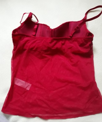 Продам шикарный кружевной топ-боди/бюстье марки Yamamay бордово-красного цвета в. . фото 4