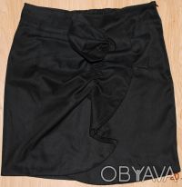 Продам красивую б/у юбку для школы (Украина) чёрного цвета, фасон "карандаш" с п. . фото 2