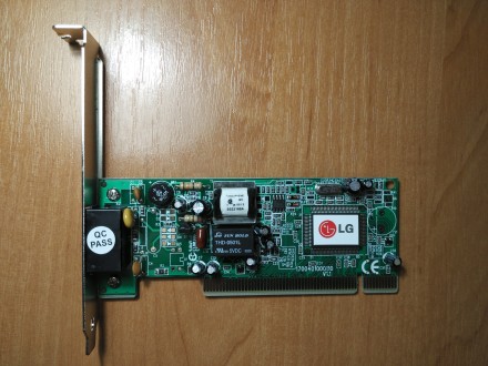 Внутренний аналоговый модем LG LM-I56N.
- Интерфейс: PCI
- Протокол V.92
- Фа. . фото 3