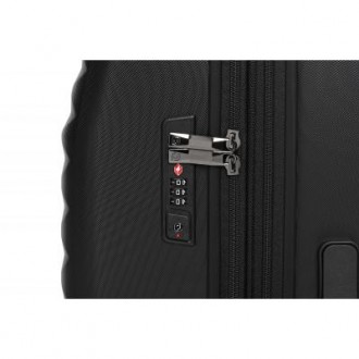 Пластиковый 4-х колесный чемодан Wenger серии Lumen. Дополнительные 2 внутренних. . фото 9