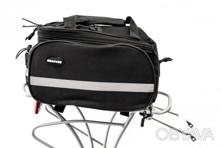 Велосумка - трансформер - штаны на багажник BRAVVOS DT-001
	Велосипедная сумка, . . фото 1