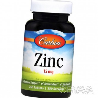 ✅Только оригинальная продукция, отправка в день заказа
Zinc 15 mg от Carlson Lab. . фото 1