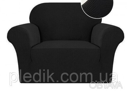 Водонепроницаемы чехол на кресло Черный
Размер кресла 90х140
Ткань: Трикотаж-жат. . фото 1