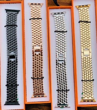 Ремінець Honeycombs metal для Apple Watch 38/40 42/44  Подбор аксессуаров, чехлы. . фото 5