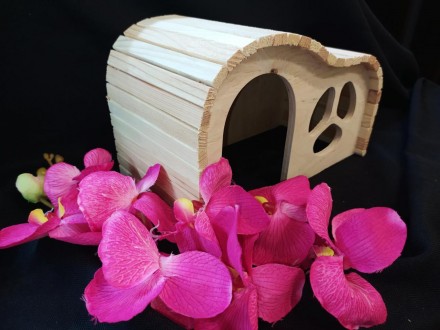 Интерьерное укрытие - деревянный домик, прекрасно подойдёт для морской свинки, к. . фото 4