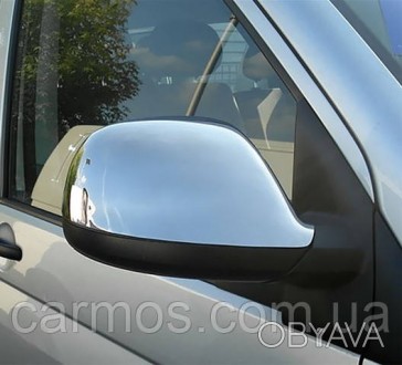 Накладки на зеркала из нержавеющей стали для Volkswagen Т6 после 2015 г.в. 
Накл. . фото 1