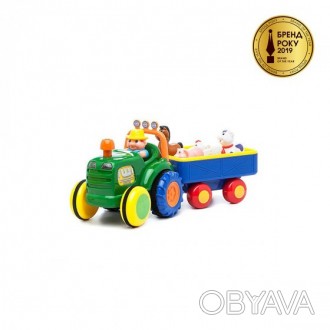 Іграшка На Колесах - Трактор З Трейлером (Українською)
Іграшка на колесах ТРАКТО. . фото 1
