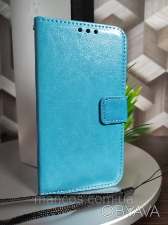 Кожаный чехол-книжка для Samsung Galaxy S6 голубой
Новый!
Модель: Samsung Galaxy. . фото 1