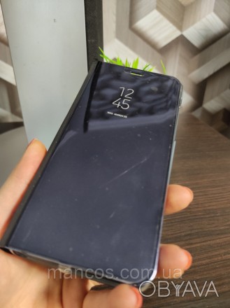 Пластиковый зеркальный чехол-книжка для Samsung J6 2018 J600 черный
Новый!
Модел. . фото 1