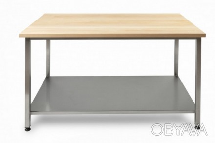 Виробництво столів для пекарні і кондитерської  - нержавіючий стіл з деревяною с. . фото 1