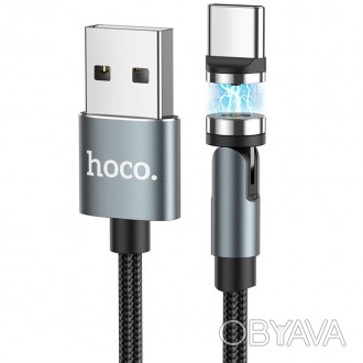 Дата кабель Hoco U94 "Universal magnetic" Type-C (1.2 m) (Черный). . фото 1