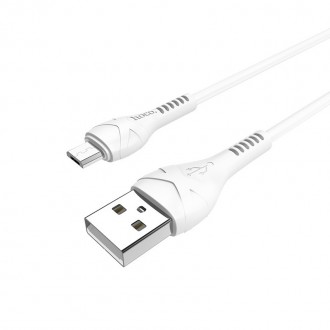 Дата кабель Hoco X37 "Cool power” MicroUSB (1m) (Черный). . фото 5