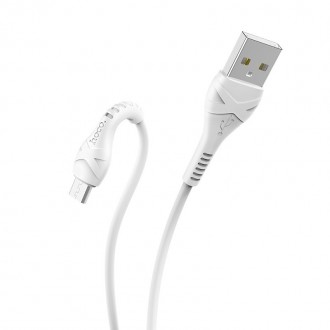 Дата кабель Hoco X37 "Cool power” MicroUSB (1m) (Черный). . фото 3