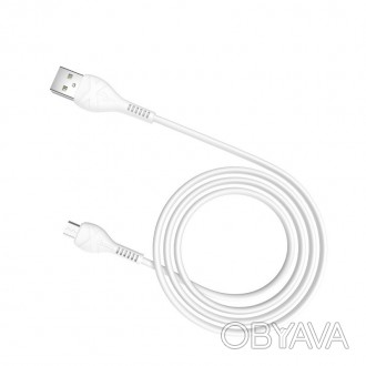 Дата кабель Hoco X37 "Cool power” MicroUSB (1m) (Черный). . фото 1