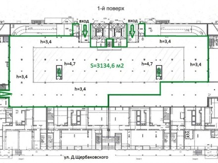 Аренда под магазин, супермаркет, 5 мин. м.Нивки. Салютная. Файна таун. Общая пло. . фото 3