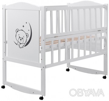 Кроватка для новорожденного Babyroom Тедди - оригинальная модель со стандартным . . фото 1