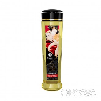 Массажное масло из 100% натуральных компонентов Shunga Romance - Sparkling Straw. . фото 1