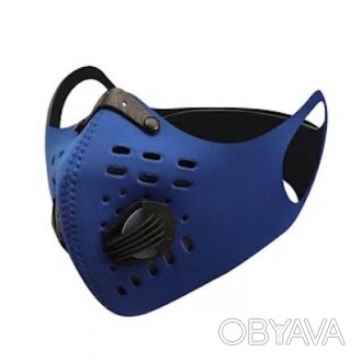 
Защитная маска-респиратор со сменным угольным фильтром (PM2.5) фильтрует до 95%. . фото 1