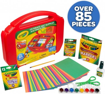 
Crayola Набор для творчества 85 предметов в чемоданчике Ultimate Art Case With . . фото 1