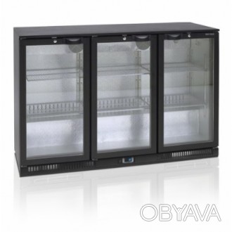 Новые барные холодильники Tefcold в черном цвете со стеклянными дверями - двери . . фото 1