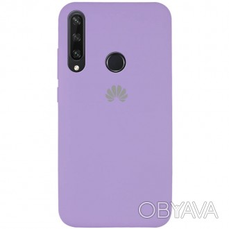 Чехол Silicone Cover Full Protective (AA) для Huawei Y6p Сиреневый / Dasheen
