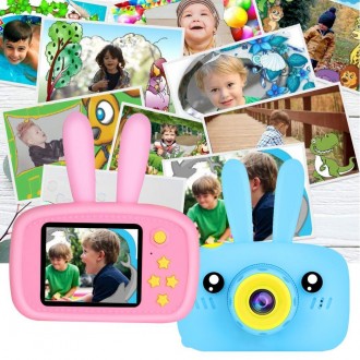 Детская фотокамера Baby Photo Camera Rabbit (Белый). . фото 5