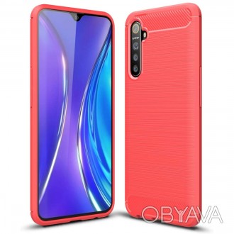 TPU чехол Slim Series для Realme 6 Красный