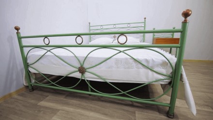 
Двоспальне ліжко Метал-дизайн Bella-Letto Віченца 180x190 (MT-BL-D-V3) - нова к. . фото 9