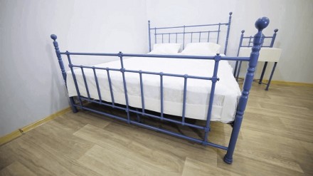 
Двоспальне ліжко Метал-дизайн Bella-Letto Неаполь 160x190 (MT-BL-D-N1) - нова к. . фото 8