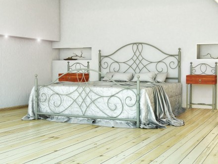 
Двоспальне ліжко Метал-дизайн Bella-Letto Парма 160x190 (MT-BL-D-P1) - нова кол. . фото 2