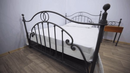 
Двоспальне ліжко Метал-дизайн Bella-Letto Флоренція 160x190 (MT-BL-D-F1) - нова. . фото 9