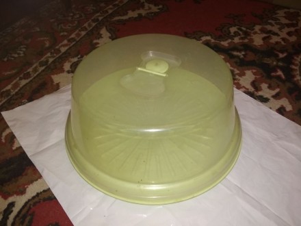 Тортовница пластиковая с крышкой выполнена из качественной пищевой пластмассы, н. . фото 2