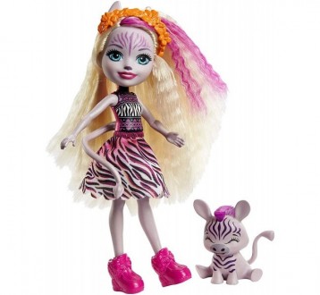 Кукла Энчантималс Enchantimals Zadie Zebra зебра Зейди и питомец реф. Киев. фото 1 Кукла Энчантималс Enchantimals Zadie Zebra зебра Зейди и питомец реф. Киев. фото 1