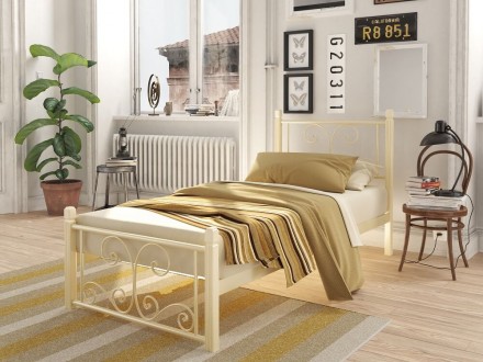 Односпальне ліжко Tenero Nartsuz / Нарцис 80x190 на деревяних ногах (T-NAR1). Львов. фото 1
