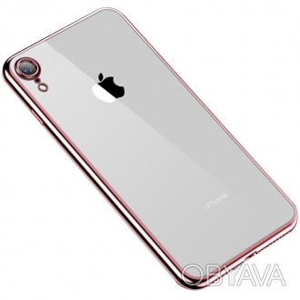 Прозрачный силиконовый чехол с глянцевой окантовкой Full Camera для Apple iPhone